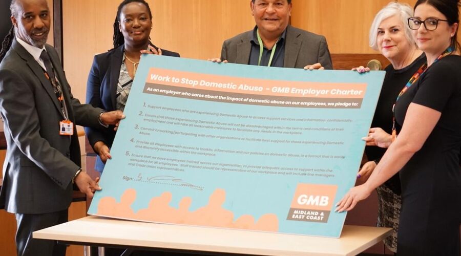 GMB Trade Union - Nottinghamshire County join GMB Domestic Abuse Charter